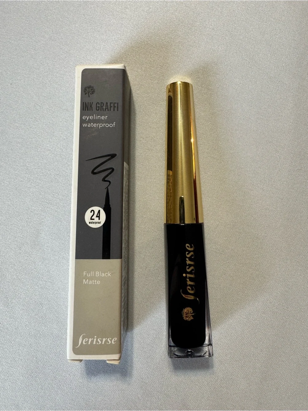Waterproof Liquid Eyeliner — Full Black Matte